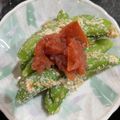 みにー2020's cooksnap of when they made スナップえんどうのマヨおかか和え.