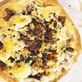 みぽぽ37's cooksnap of when they made デザートに！チョコバナナピザ.