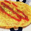monjimari's cooksnap of when they made リメイク☆酢飯 de オムライス.