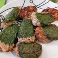 みなクック☆'s cooksnap of when they made 簡単♪鶏ひき肉の大葉ばーぐ お弁当にも！.