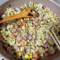 chanu0726's cooksnap of when they made 王将チャーハン 再現 (手軽バージョン).