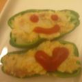 meg0811's cooksnap of when they made ピーマンのおから詰め.