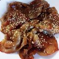 はっさく大福839's cooksnap of when they made 甘辛～豚肉のくわ焼き～.