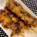 ゆっくん1129's cooksnap of when they made 焼鳥屋のメニュー！『鶏のハツ2種』♬.