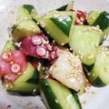クック5CLUS8☆'s cooksnap of when they made 辛い♪タコときゅうりの豆板醤和え.