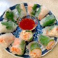 あい♪らんど's cooksnap of when they made 巻くだけ簡単！生春巻（蒸し鶏ver.）.