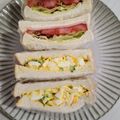 Pappyko's cooksnap of when they made 玉子＆キュウリのサンドイッチ.