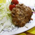 うるとらぶーちゃん's cooksnap of when they made 絶品！超簡単！とうふハンバーグ＋｡゜*.