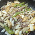 クックULRCS6☆'s cooksnap of when they made スナップエンドウと厚揚げそぼろ餡掛け☆.