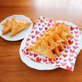 うす味さん's cooksnap of when they made こどもの日♡春巻きの皮で兜アップルパイ.