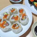 さちへ♪'s cooksnap of when they made アボカドとカニdeカリフォルニアロール.