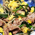 Pianoman555's cooksnap of when they made 豚肉ともやしのにら玉炒め.