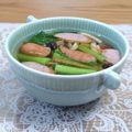 Yukiまむ's cooksnap of when they made ＊小松菜でコンソメスープ＊.