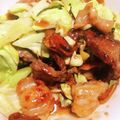 こずっぺ's cooksnap of when they made 焼き肉のたれで手抜き炒め☆簡単おつまみ.