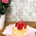 Blue。Rose。's cooksnap of when they made 子供おやつ　いちご生クリームパイ.