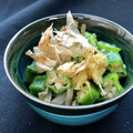お料理ニャロメ's cooksnap of when they made 簡単！オクラとえのきの生姜和え.
