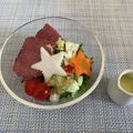 Y✿えくぼ飯's cooksnap of when they made 抜き型で♤生ハム&かぶのキュートなサラダ.