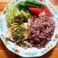 miichang's cooksnap of when they made レンジで作る シンガポールチキンライス.