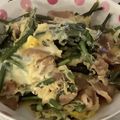 アロハ・プアナニ's cooksnap of when they made 子供に人気　豚肉入りわらびの卵とじ.
