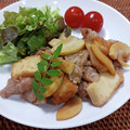 さくらスキップ's cooksnap of when they made 簡単！豚肉とたけのこと厚揚げの甘辛炒め.