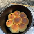 クックNWXJIX☆'s cooksnap of when they made アウトドアで喋りながら作る♪パン.
