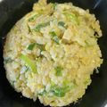 クロクロクローバー's cooksnap of when they made 葱と卵のシンプル炒飯♪.
