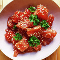 かわゆう1211's cooksnap of when they made 簡単！焼き肉のたれdeマグロのユッケ風♪.