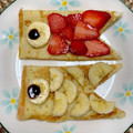 あい♪らんど's cooksnap of when they made 玉子焼き器で♪鯉のぼりクレープ.