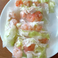 moniqro555's cooksnap of when they made お肉も食べたい!!海老とささみの生春巻き.