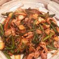 名古屋の修造's cooksnap of when they made 豚肉と山菜水煮の炒め物.