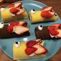男の子のお母さん★'s cooksnap of when they made 簡単☆こどもの日☆鯉のぼりロールケーキ.