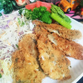 虹色♪︎ちゅーりっぷ's cooksnap of when they made アジのマヨ香草パン粉焼き.