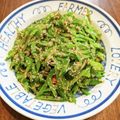 aka☆ao's cooksnap of when they made 大量消費！キヌサヤのタラコ炒め.
