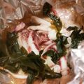 ぴゃるか's cooksnap of when they made いかわたのホイル焼き↑.