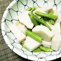 まぶたん's cooksnap of when they made 簡単★山芋といんげんの白だし煮.