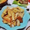 かおりかざり's cooksnap of when they made ザクザク胡桃♡竹輪＆筍のバター醤油炒め.