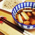 ジュスカ's cooksnap of when they made 鶏もも肉で簡単！絶品＊鴨せいろ風そば.
