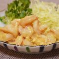 Nakatojias's cooksnap of when they made 揚げない！えびマヨ☆ガーリック　お店の味.