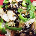 ブランシュkuu's cooksnap of when they made 長芋とピーマンのシャキシャキ塩昆布炒め.