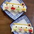 ゆうこりん☆★☆'s cooksnap of when they made 離乳食後期☆端午の節句☆食パンで鯉のぼり.