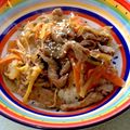 Moggieneko's cooksnap of when they made 簡単！プルコギ丼.