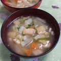 赤い電話's cooksnap of when they made 味噌汁(大根、人参、キャベツ).