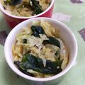 赤い電話's cooksnap of when they made 簡単！わかめとキャベツの糖質制限ナムル.