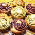 まゆー♪'s cooksnap of when they made 抹茶マーブルパン（ＨＢ使用）.
