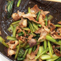 えりこん♪'s cooksnap of when they made ☆豚ばらと大根菜(小松菜)の麻婆炒め☆.