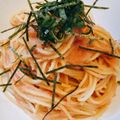 きりみてゃん's cooksnap of when they made 【決定版】明太子のクリームパスタ.