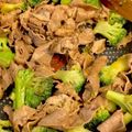 1035's cooksnap of when they made ブロッコリーと豚肉のオイスターソース炒め.