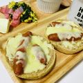 choco831's cooksnap of when they made 粗挽きウインナーとチーズたっぷりトースト.