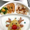 9101204's cooksnap of when they made 赤鼻のトナカイおにぎり　ルドルフ君　.