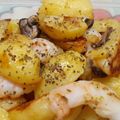 あきつま（杏花☆）'s cooksnap of when they made えびとじゃがいものマヨ塩炒め.